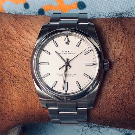 rolex oyster perpetual 34 white|Rolex Oyster Perpetual cena.